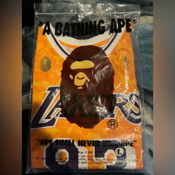 Bape Lakers jersey
